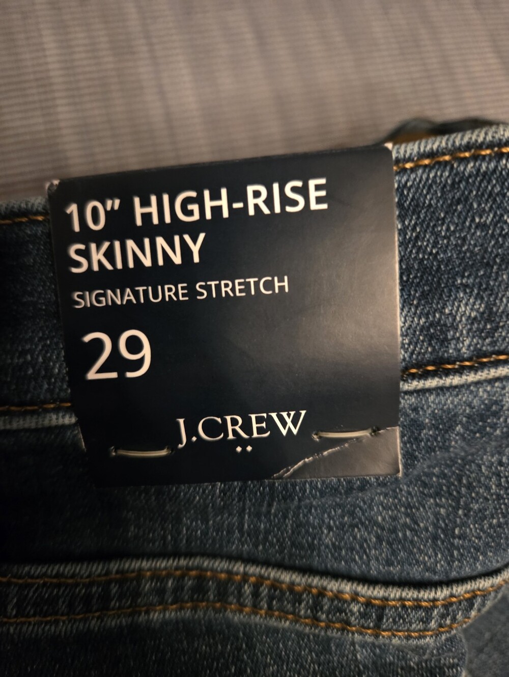 J. Crew 10" High-Rise Skinny Jeans Signature Stretch sz 29 NWT